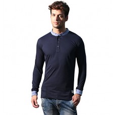 Alan Jones Solid Men's Henley T-Shirt